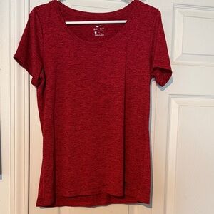 Nike Women's Short Sleeve Red Tee